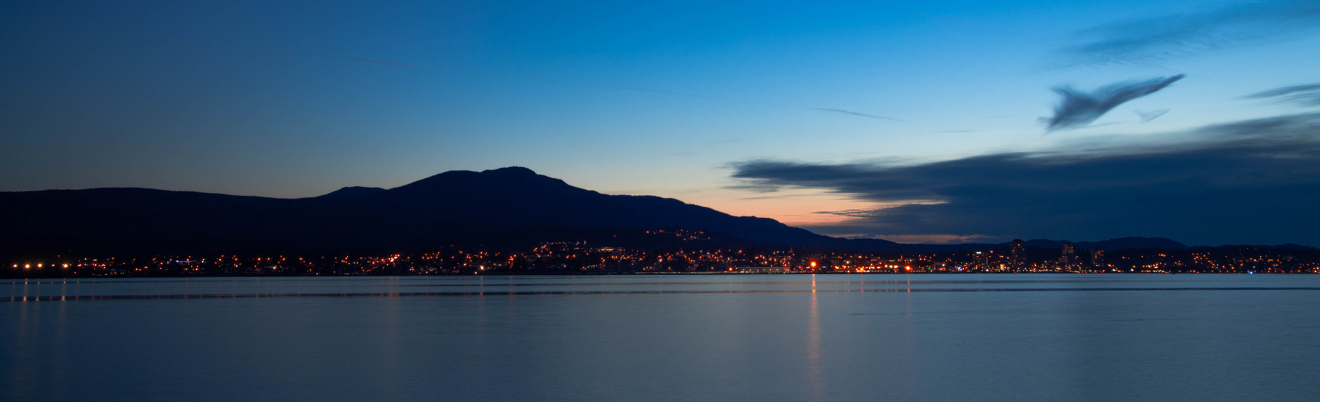 Nanaimo at night
